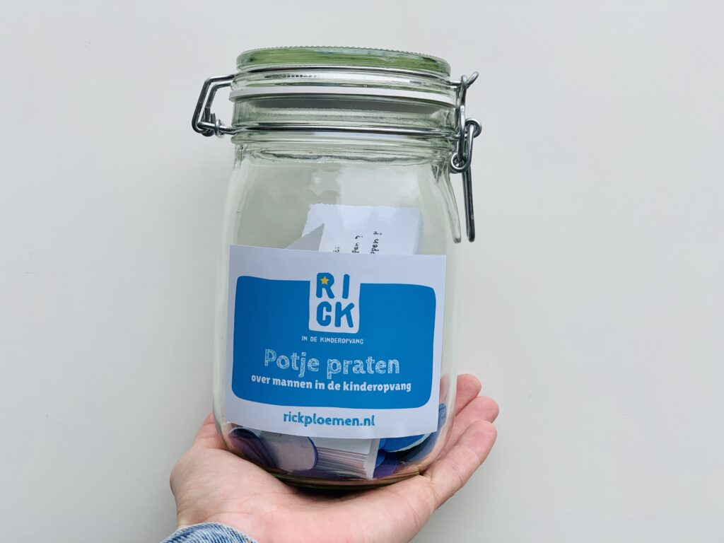 Potje praten over mannen in de kinderopvang